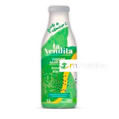 JUGO DE ALOE VERA 100% SIN PULPA 1L ECO LA VENDITA