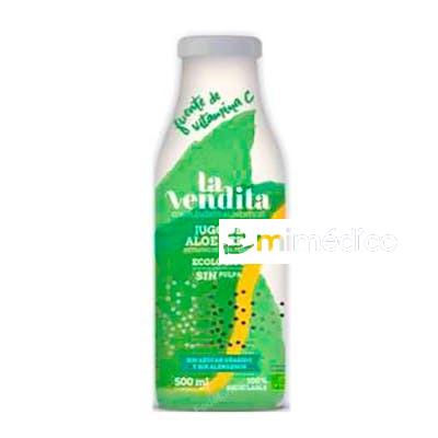 JUGO DE ALOE VERA 100% SIN PULPA 500ML ECO LA VENDITA