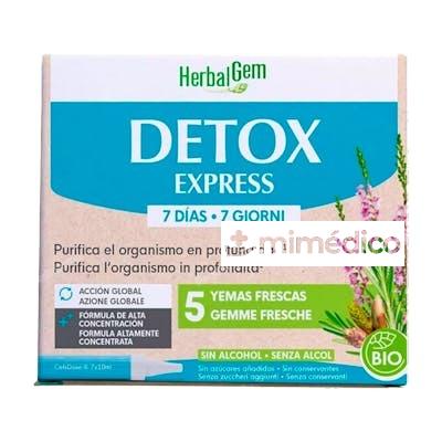 YEMOCOMPLEJOS DETOX EXPRESS BIO 7X10 ML HERBALGEM