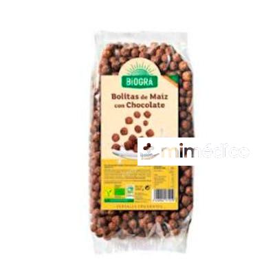 BOLITAS DE MAIZ CON CHOCOLATE 250 GR BIO BIOGRA
