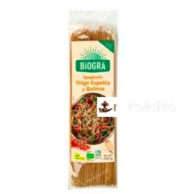 ESPAGUETI DE ESPELTA Y QUINOA 250 GR BIO BIOGRA