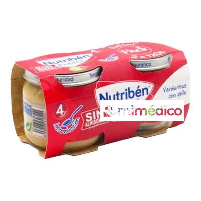 NUTRIBEN POTITO MENESTRA DE VERDURAS CON POLLO 2X120 G NUTRIBEN