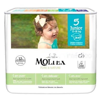 MOLTEX PURE AND NATURE PAÑAL T5 44 UN MOLTEX