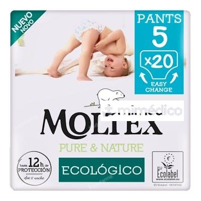 MOLTEX PURE AND NATURE PANT T5 20 UN MOLTEX