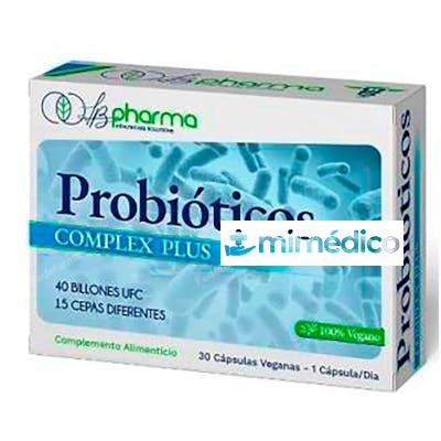 PROBIOTICOS COMPLEX PLUS 30CAP. LB PHARMA