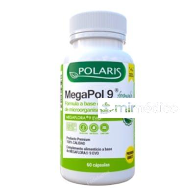 MEGAPOL 9 FORM PROBIOTICO 300 MG 60 CAP POLARIS