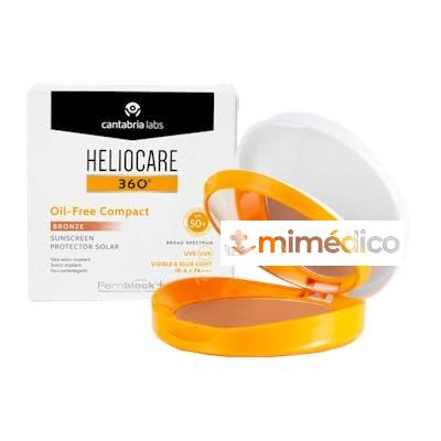FOTOPROT HELIOCARE 360 OIL-FREE COMPACT SPF 50+ BRONZE  10 G HELIOCARE