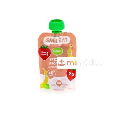 SMILEAT POUCH 100 G FRESA Y PLATANO SMILEAT