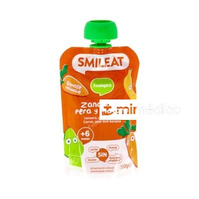 SMILEAT POUCH PERA ZANAHORIA PLATANO 100 G ECO SMILEAT