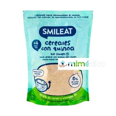 PAPILLA DE CEREALES SIN GLUTEN CON QUINOA 200G ECO SMILEAT