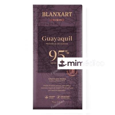 CHOCOLATE NEGRO 95% GUAYAQUIL 75 GR ECO BLANXART