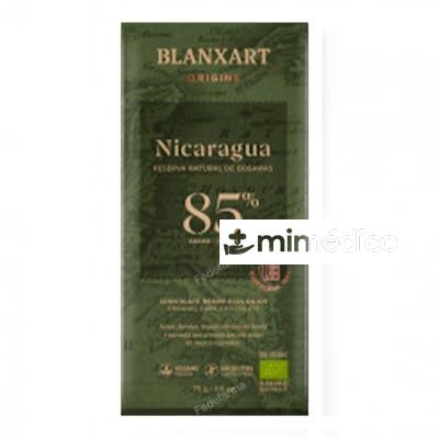 CHOCOLATE NEGRO 85% NICARAGUA 75 GR ECO BLANXART