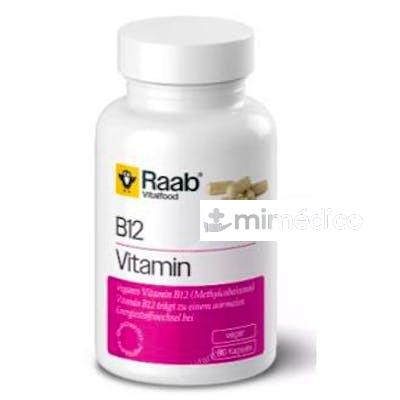 VITAMINA B12 460MG 90 CAP VEGAN SIN GLUTEN RAAB VITALFOOD
