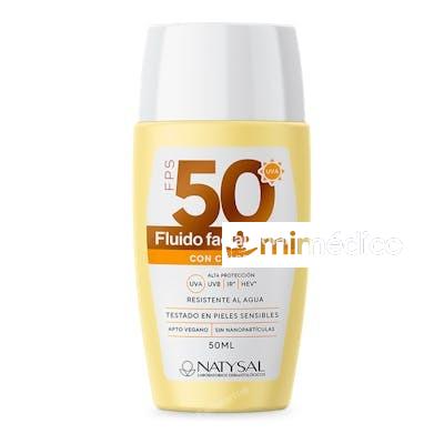 SOLAR SPF50 FACIAL CON COLOR RESISTENTE AGUA 50 ML NATYSAL