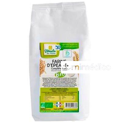 HARINA DE ESPELTA INTEGRAL T.150  1 KG BIO MOULINDESMOINES
