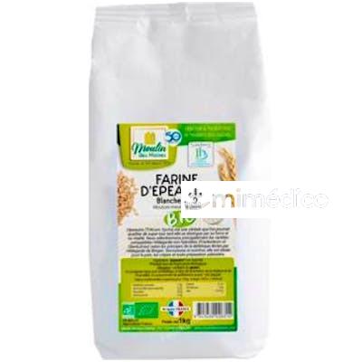 HARINA DE ESPELTA BLANCA T.70 1 KG BIO MOULINDESMOINES