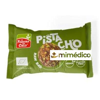 BARRITA ENERGY BALL PISTACHO 20UDS ECO SIN GLUTEN VEGAN LA FINESTRA SUL CIELO
