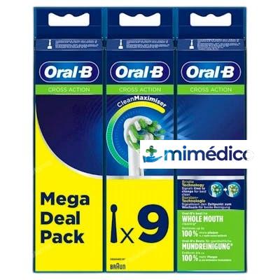 ORAL-B RECAMBIO CROSS ACTION 9 UN ORAL-B