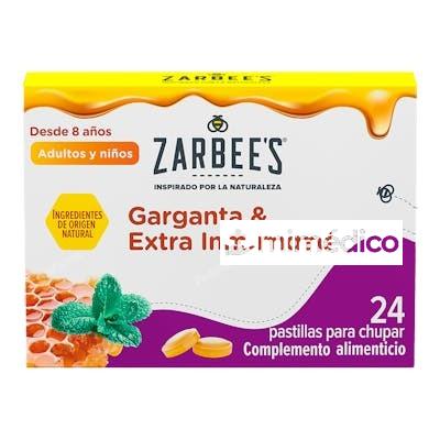 ZARBEES GARGANTA Y EXTRA INMUNIDAD 24 PAST PARA CHUPAR 1 UN JOHNSON`S