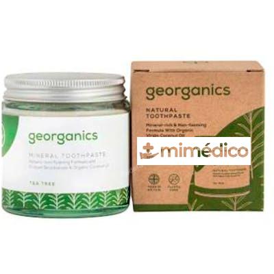 DENTIFRICO MINERAL ARBOL DEL TE CREMA 120 ML GEORGANICS