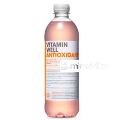 BEBIDA VITAMINADA ANTIOX-MELOCOTON 500 ML VITAMIN WELL
