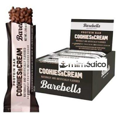 BARRITA COOKIES CREAM 1 UDSX 55 GR BAREBELLS