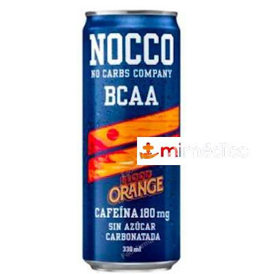 BEBIDA ENERGETICA BCAA  BLOND ORANGE 330 ML NOCCO