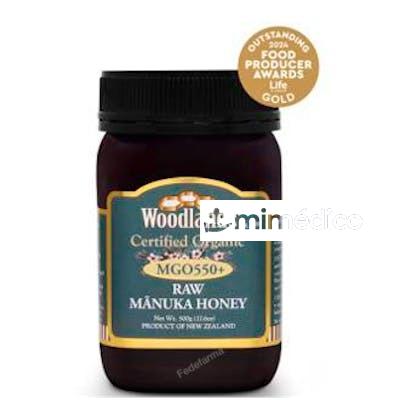 MIEL DE MANUKA RAW MGO 550+ MONOFLORAL 500GR ECO WOODLANDS