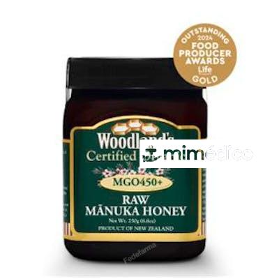 MIEL DE MANUKA RAW  MGO 450+ MONOFLORAL 250GR ECO WOODLANDS