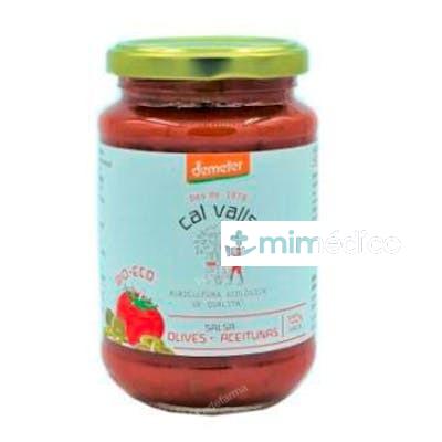 SALSA DE TOMATE CON OLIVAS VERDES 350 GR DEMETER CAL VALLS