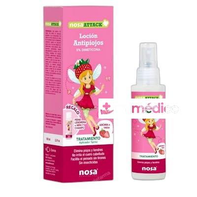 NOSA ATTACK LOCION ANTIPIOJOS 100 ML  FRESA NOSA