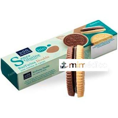 GALLETA BIOTWINS DOBLE CREMA CACAO 125 GR BIO SIN GLUTEN SOTTOLESTELLE