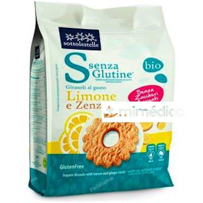 GALLETA LIMON JENGIBRE SIN AZUCAR 250 GR BIO SIN GLUTEN SOTTOLESTELLE