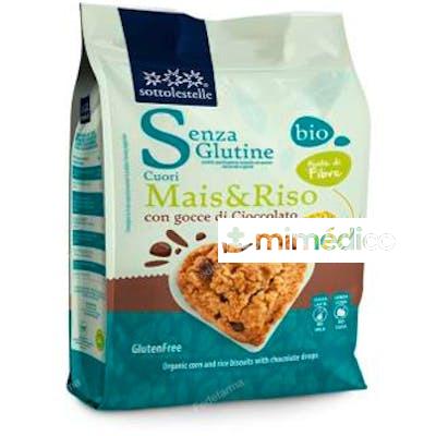 GALLETA MAIZ ARROZ CHIPS CHOCO 250GR BIO SIN GLUTEN SOTTOLESTELLE
