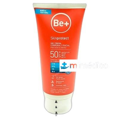 BE+ SKINPROTECT GEL CREMA CORPORAL Y FACIAL SPF 50+  100 ML BE+
