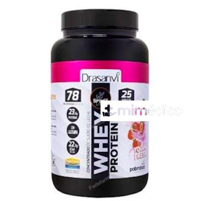 WHEY PROTEIN CONCENTRADA YOGUR FRESA 750G SPORT DRASANVI