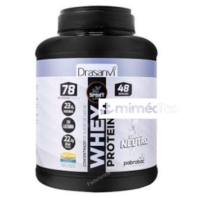 WHEY PROTEIN CONCENTRADA NEUTRO 1450G SPORT LIVE DRASANVI