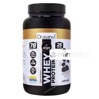 WHEY PROTEIN CONCENTRADA COOKIES AND CREAM 750G SPORT DRASANVI