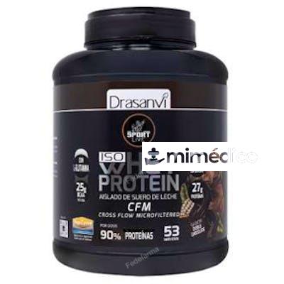 WHEY PROTEIN AISLADO DOBLE CHOCOLATE 1,6KG SPORT DRASANVI