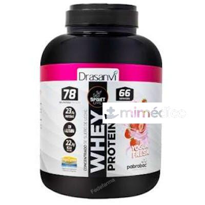 WHEY PROTEIN CONCENTRADA YOGUR FRESA 2K SPORT LIVE DRASANVI