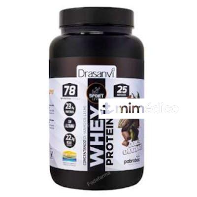 WHEY PROTEIN CONCENTRADA DOBLE CHOCOLATE 750G SPORT DRASANVI