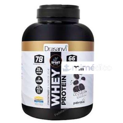 WHEY PROTEIN CONCENTRADA COOKIES AND CREAM 2KG SPORT DRASANVI