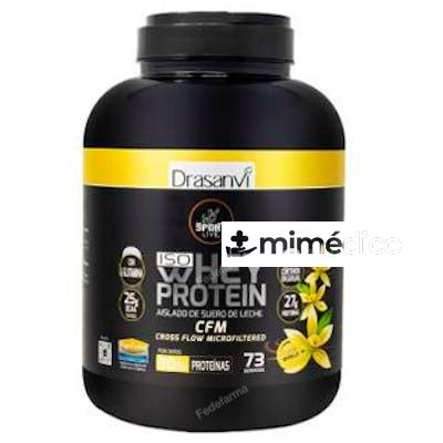 WHEY PROTEIN AISLADO VAINILLA 2,2 KG SPORT LIVE DRASANVI