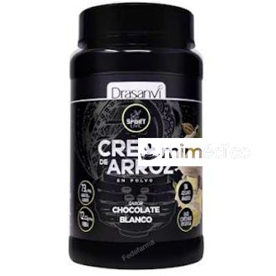 CREMA ARROZ SABOR CHOCOLATE BLANCO 1 KG SPORT LIVE DRASANVI