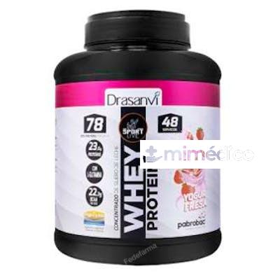 WHEY PROTEIN CONCENTRADO YOGUR FRESA 1450G SPORT LIVE DRASANVI