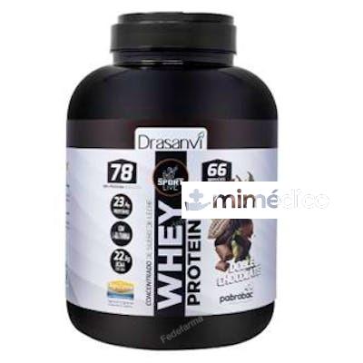 WHEY PROTEIN CONCENTRADA DOBLE CHOCOLATE 2KG SPORT DRASANVI