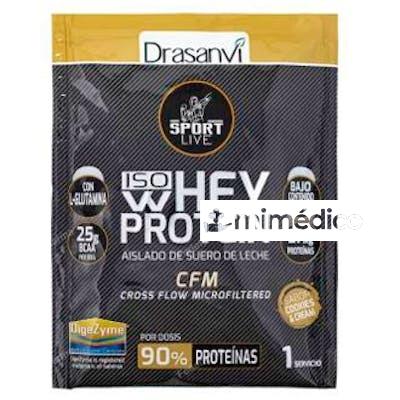 WHEY PROTEIN AISLADO COOKIES AND CREAM 30G SPORT DRASANVI