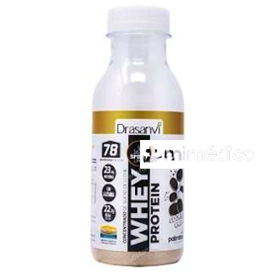 BOTELLA WHEY PROTEIN COOKIES AND CREAM 30G SPORT DRASANVI