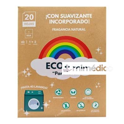 ECOTIRAS PARA LAVADORA CON SUAVIZANTE 20 HOJAS ECOTIRAS