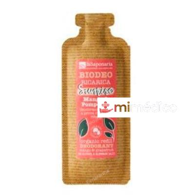 RECARGA ROLL-ON BIODEO SUNRISE TROPICAL 40 ML LA SAPONARIA